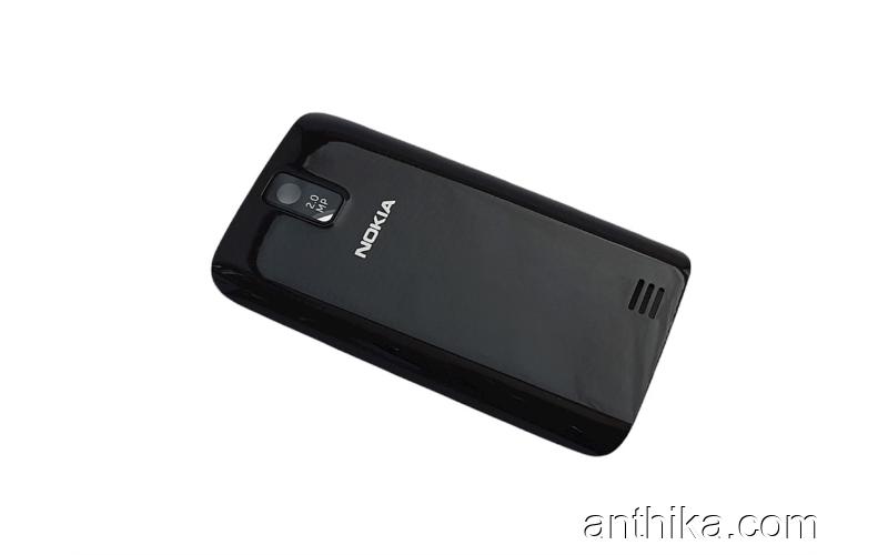 Nokia Asha 308 Asha 309 Kapak Original Battery Cover Black New