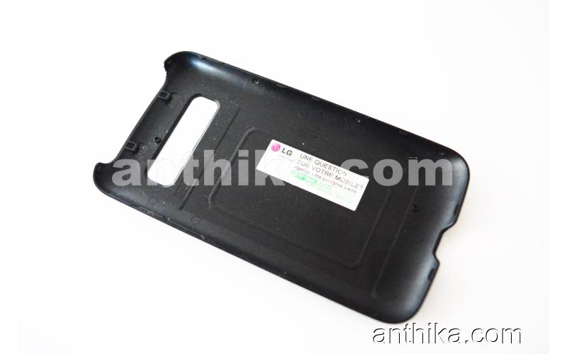 LG E510 Optimus Hub Kapak Original Battery Cover Black New