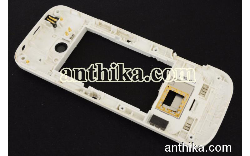 Nokia C5 Kasa Orjinal Middle Cover Frame White Used