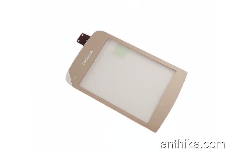 Nokia C2-02 C2-03 C2-06 Dokunmatik High Quality Touch Gold New