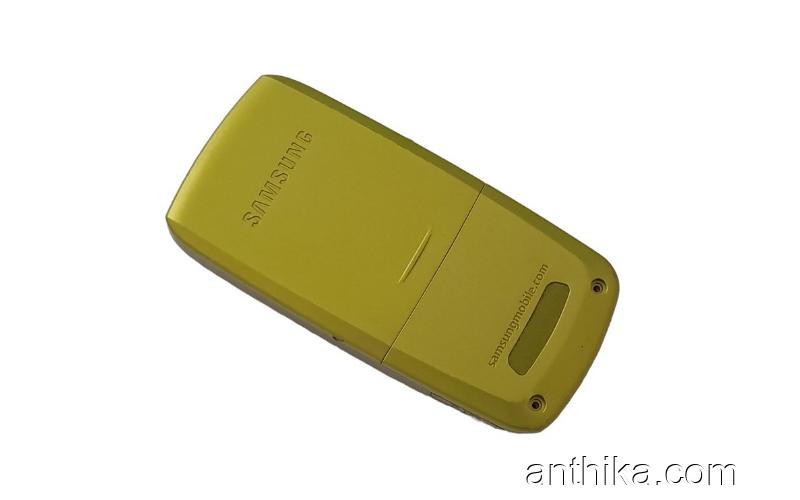 Samsung E250 Kapak Kasa Tuş Original Full Housing Green New