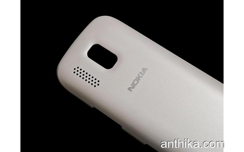 Nokia Asha 202 Asha 203 Kapak Original Battery Cover White New