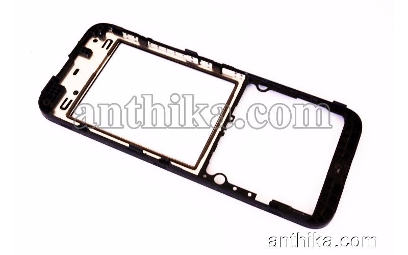 Nokia Asha 220 Kapak Original Front Cover Black Used 02505S3