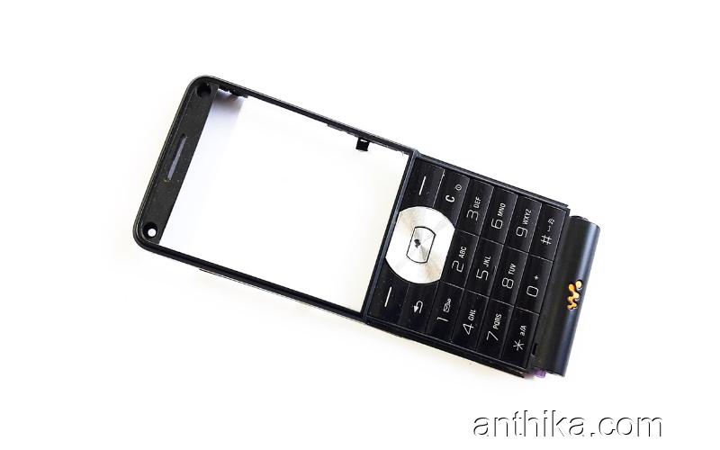 Sony Ericsson W350 W350i Kapak Tuş Original Front Cover Keypad Black Used