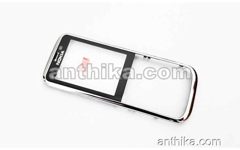 Nokia C5 C5-00 Kapak Original Front Cover Silver New