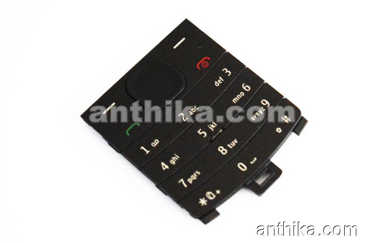 Nokia X1-01 Tuş Original Keypad Keymat Black New Condition