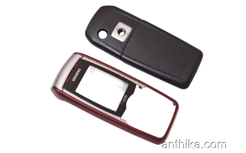 Siemens CX75 Kapak High Quality Xpress on Cover Red - Black New