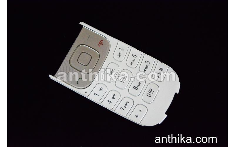 Nokia 3710 Fold Tuş Original Keypad Latin Neutral Silver New