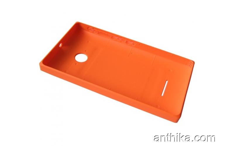 Microsoft Lumia 435 532 Kapak Original Back Cover Orange New 02508V0