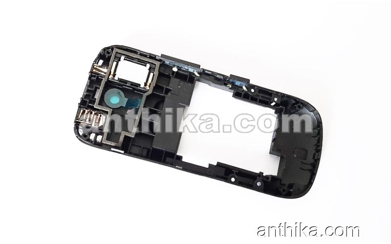 Nokia 202 203 Kasa Original Middle Cover Black New