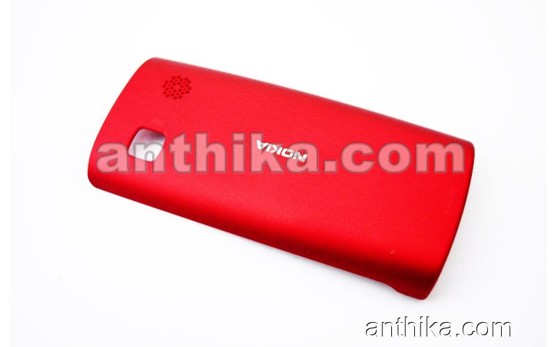 Nokia 500 Kapak Original Battery Cover Red New