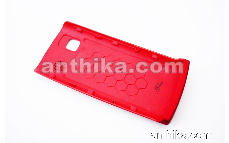 Nokia 500 Kapak Original Battery Cover Red New