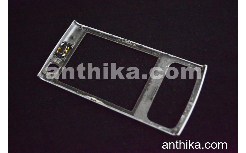 Nokia N95 Kapak Speaker Original Front Cover Earspeaker Silver