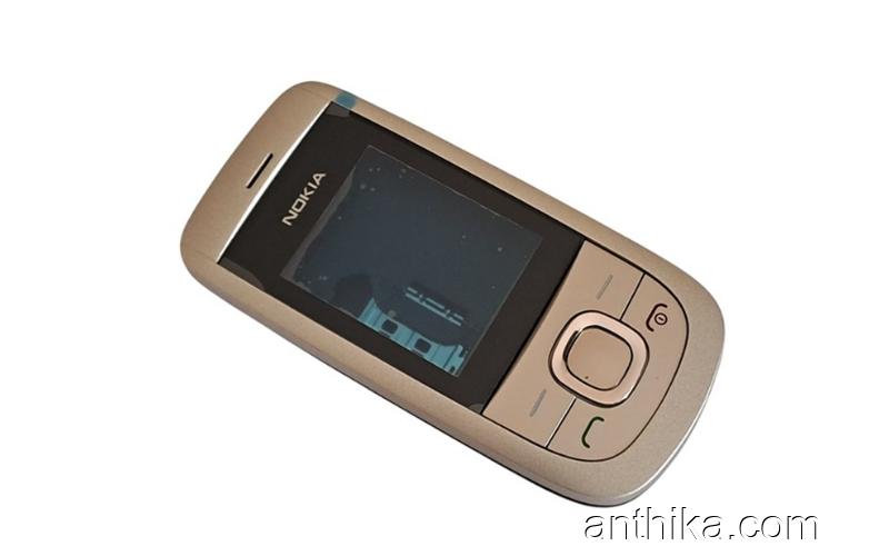 Nokia 2220 Slide Kapak Kasa Tuş High Quality Full Housing Gold New