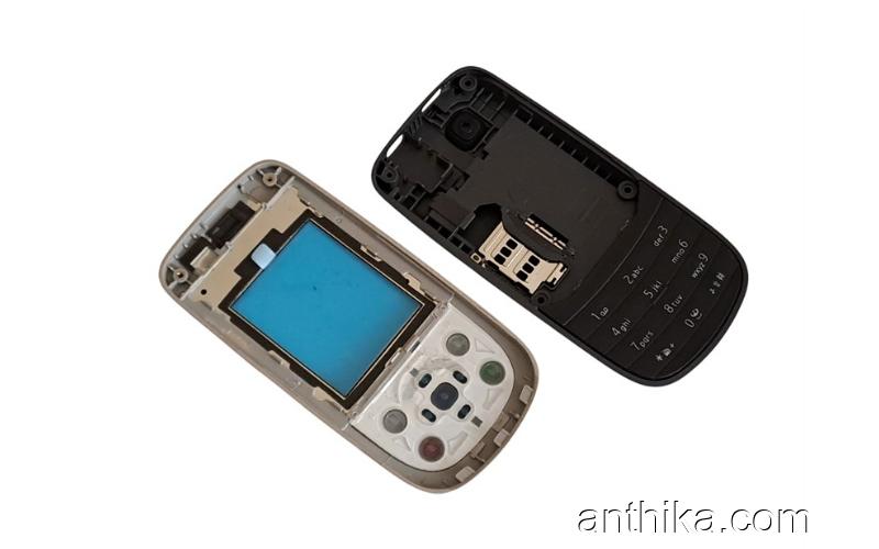 Nokia 2220 Slide Kapak Kasa Tuş High Quality Full Housing Gold New