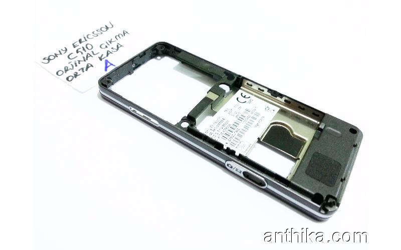 Sony Ericsson C510 Orta Kasa Orjinal Middle Black