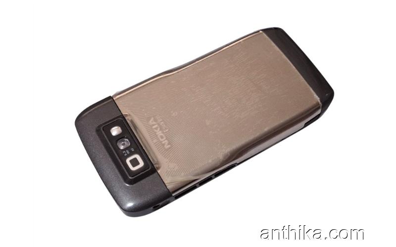 Nokia E71 Kapak Kasa Tuş Original Housing Gray Used