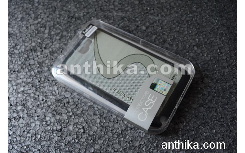 Samsung Galaxy Note 2 N7100 Kapak High Quality Hard Case Gray New