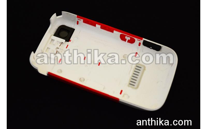 Nokia 5200 5300 Kapak Original Battery Cover Red White New