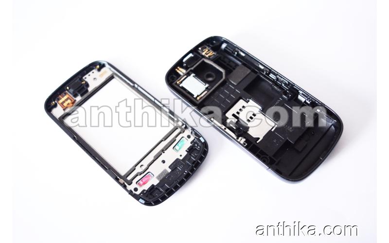 Nokia C2-03 Kapak Kasa Tuş Original Full Housing Black New