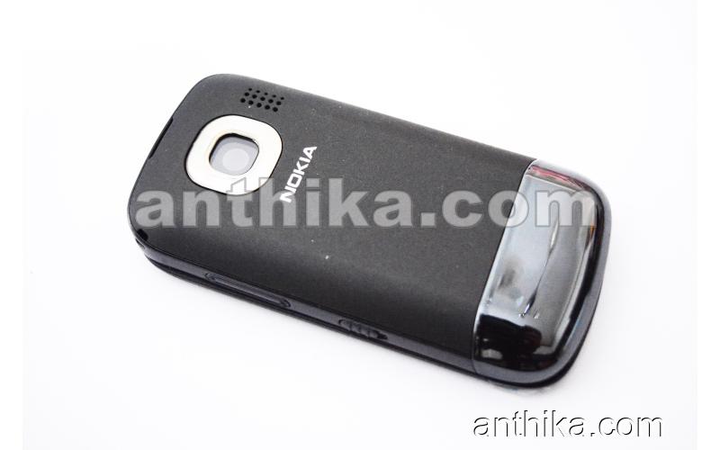 Nokia C2-03 Kapak Kasa Tuş Original Full Housing Black New