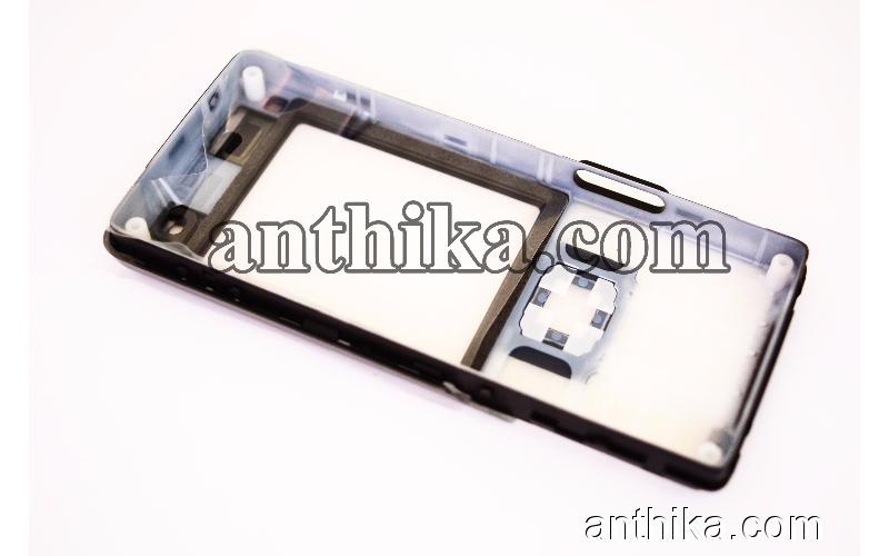 Sony Ericsson C702 Kapak Original Front Cover Silver New 1207-6688