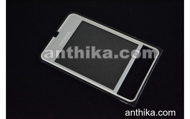 Nokia 3250 Lens Cam High Quality Lcd Glass Window Black Silver New