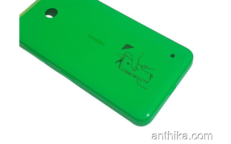 Nokia Lumia 630 Lumia 635 Kapak Original Battery Cover Green New