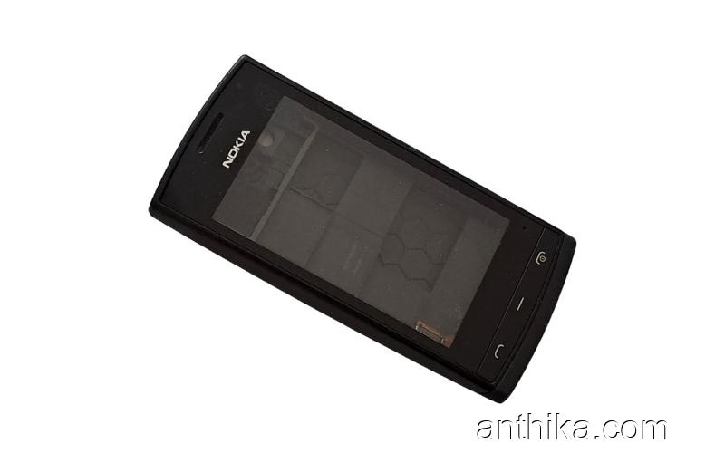 Nokia 500 Kapak Kasa Dokunmatik Tuş Nokia N500 Full Housing Black Used