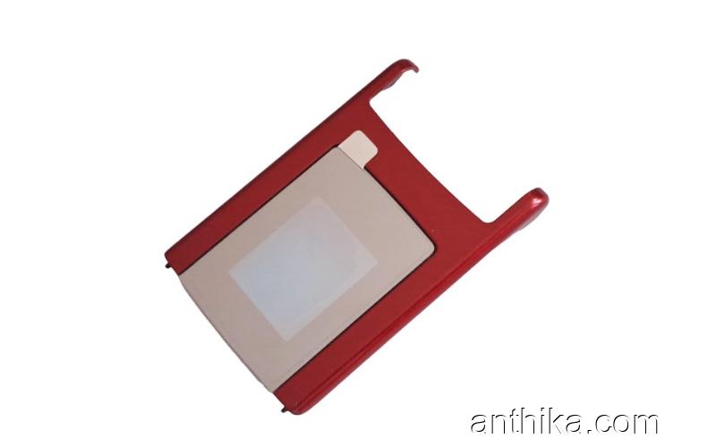 Nokia N76 Kapak Lens Original A-Cover Assy Glass Window Red New