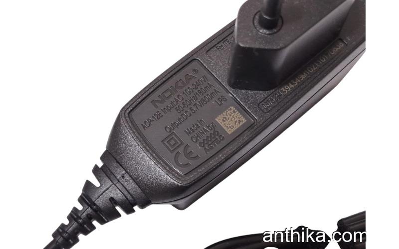 Nokia Kalın Şarj Aleti Nokia ACP-12E Original Charger New