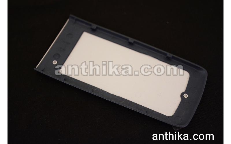 Nokia 3610 Fold Kapak Original Battery Cover Black Silver New