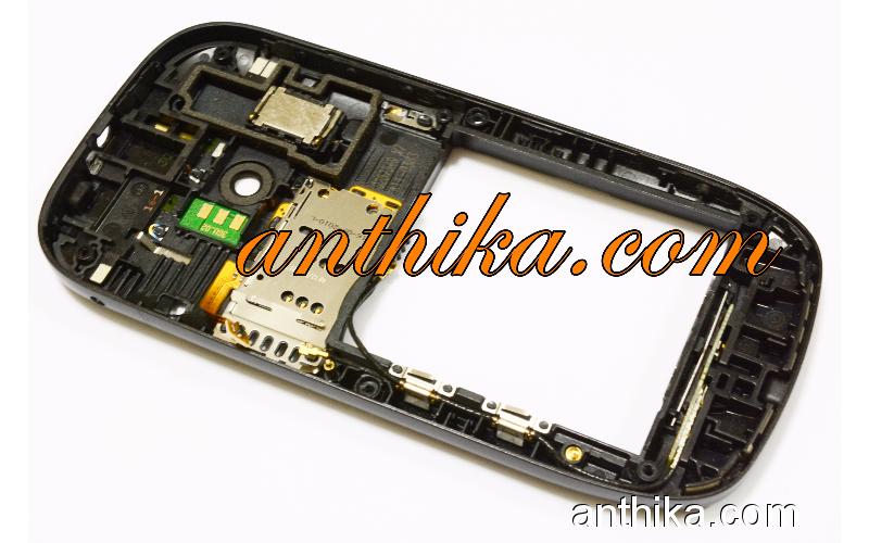 Nokia C7 Kasa Original Middle Cover Frame Black Used - 5