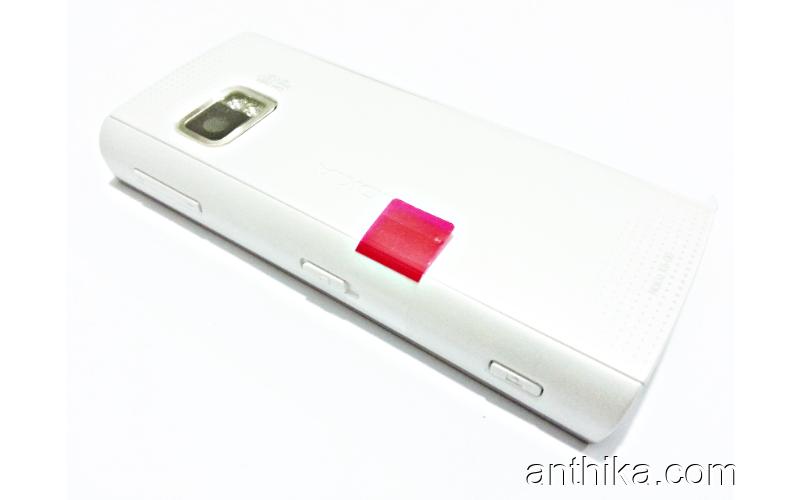Nokia X6 X6-00 Orjinal Kasa Kapak Orta Kasa Full Housing White