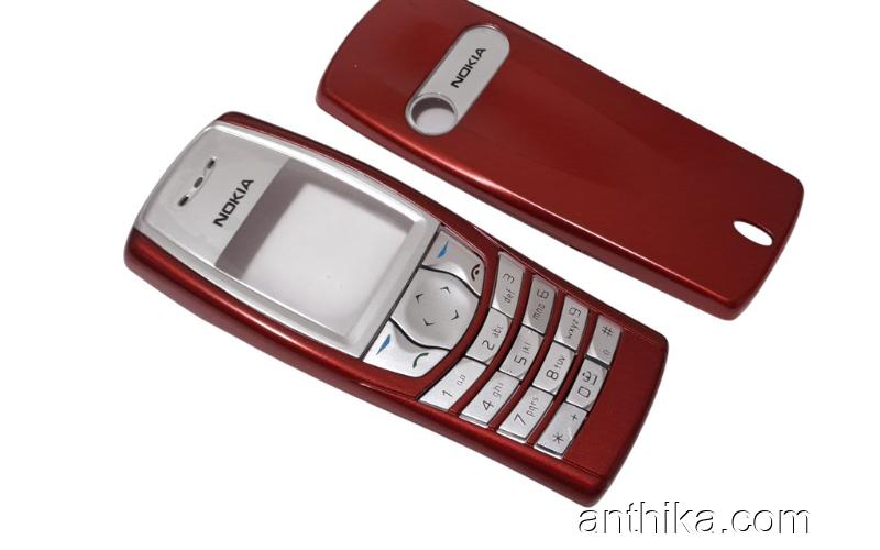 Nokia 6610i Kapak Tuş High Quality Xpress on Cover Red New
