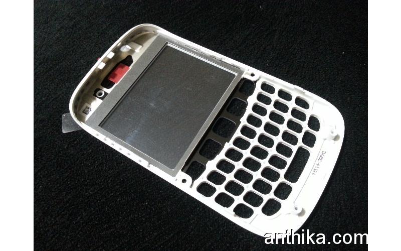 Blackberry 9220 Kapak KVK Depodan Front Cover White ASY-45338