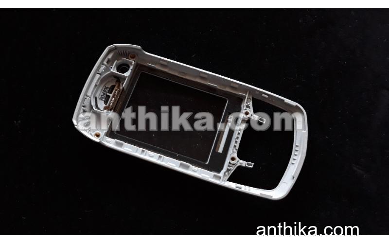 Samsung Z400 Kapak Original Front Cover Silver Used