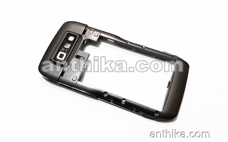 Nokia E71 Kasa Original Middle Cover Dark Grey New