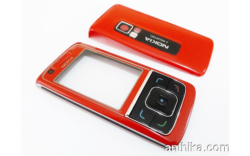 Nokia 6288 Kapak Tuş Orjinal Kalitesinde Xpress On Cover Red