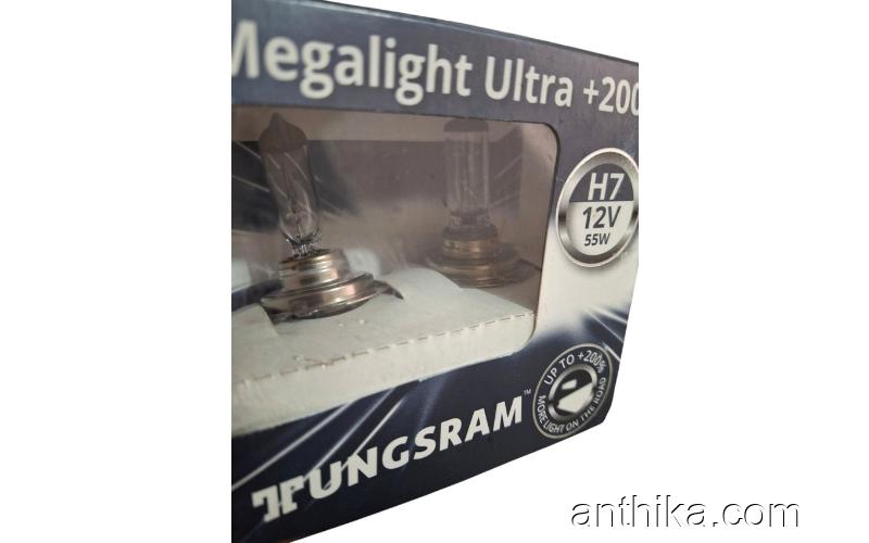 TUNGSRAM 12V H7 AMPUL 55W 200 FAZLA BEYAZ IŞIK 2 ADET