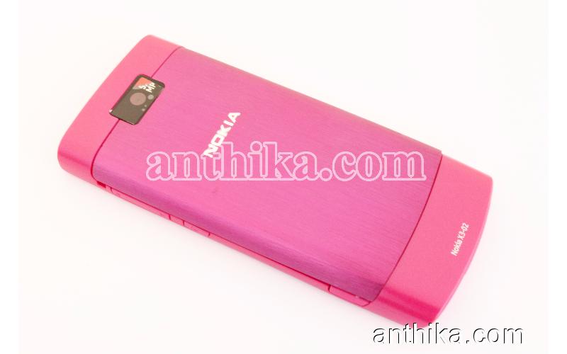 Nokia X3-02 Kapak Kasa Tuş Orjinal Kalitesinde Full Housing Pink New