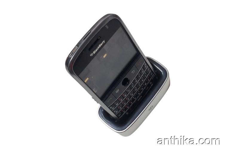 Blackberry 9000 Bold Kapak Kasa Tuş Dock Station Black Red New