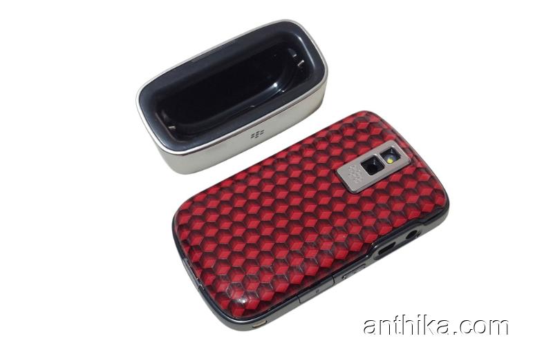 Blackberry 9000 Bold Kapak Kasa Tuş Dock Station Black Red New