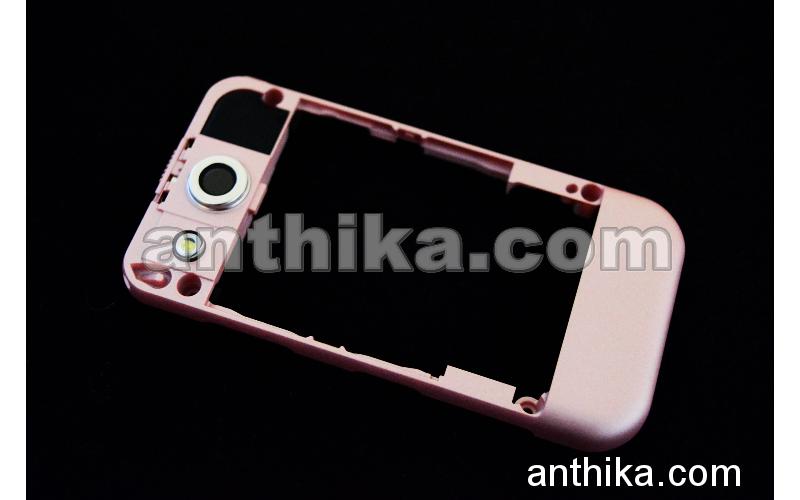 Nokia 7390 Kasa Şarj Soketi Original Middle Cover System Connector Pink