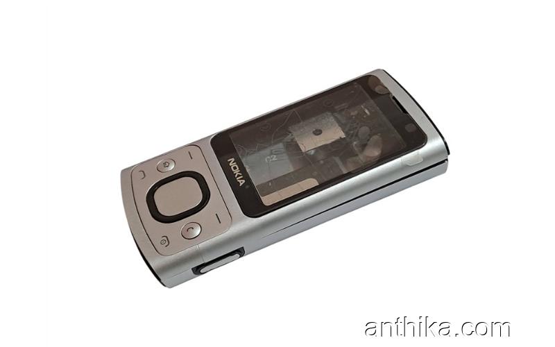 Nokia 6700 Slide Kapak Kasa Tuş Original Housing Gray New