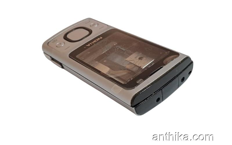 Nokia 6700 Slide Kapak Kasa Tuş Original Housing Gray New