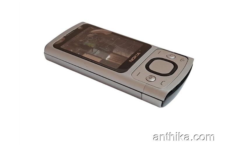 Nokia 6700 Slide Kapak Kasa Tuş Original Housing Gray New