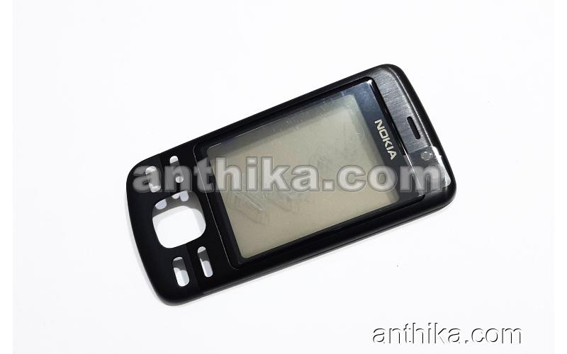 Nokia 6600i Slide Kapak Original Front Cover Black New