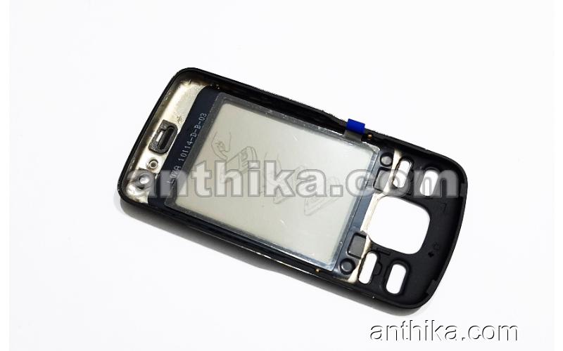 Nokia 6600i Slide Kapak Original Front Cover Black New