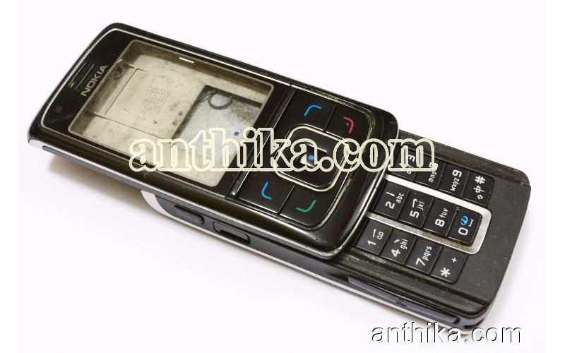 Nokia 6288 Kapak Kasa Tuş Orjinal Full Housing Black Used